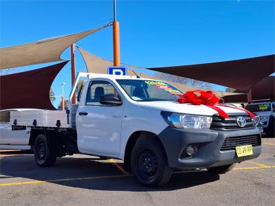 2017 Toyota Hilux TGN121R Workmate Cab Chassis Single Cab 2dr Spts A Cab Chassis for sale in Blacktown