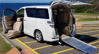 2010 TOYOTA ALPHARD Wheelchair Accessible Vehicle Welcab for sale in Northern Beaches
