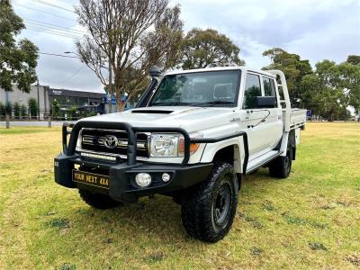 2016 TOYOTA LANDCRUISER GXL (4x4) DOUBLE C/CHAS LC70 VDJ79R MY17 for sale in Outer East