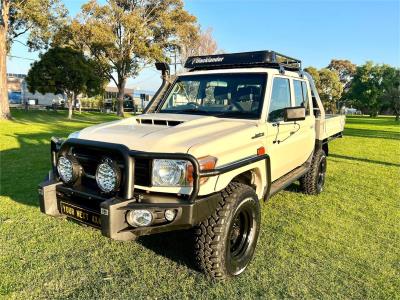 2017 TOYOTA LANDCRUISER WORKMATE (4x4) DOUBLE C/CHAS LC70 VDJ79R MY17 for sale in Outer East