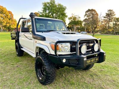2018 TOYOTA LANDCRUISER WORKMATE (4x4) DOUBLE C/CHAS VDJ79R MY18 for sale in Outer East