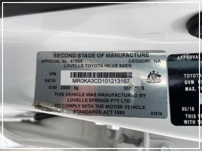 2018 Toyota Hilux SR Utility GUN126R for sale in Melbourne - South East