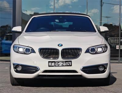 2018 BMW 2 20i LUXURY LINE 2D CONVERTIBLE F23 MY18 for sale in Inner West