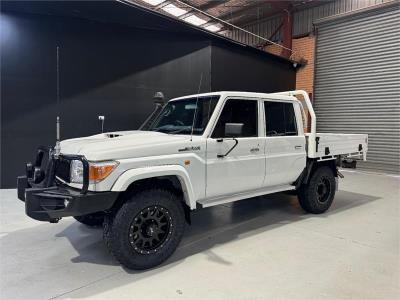 2019 TOYOTA LANDCRUISER WORKMATE (4x4) DOUBLE C/CHAS VDJ79R MY18 for sale in Southport