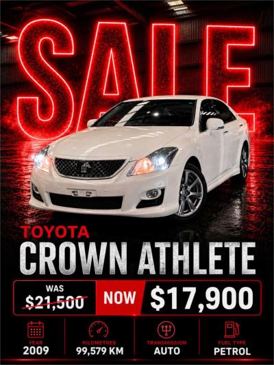 2009 Toyota Crown ATHLETE SEDAN GRS204 for sale in Melbourne - North East