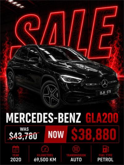 2020 Mercedes-Benz GLA-Class GLA200 Wagon H247 801MY for sale in Melbourne - North East