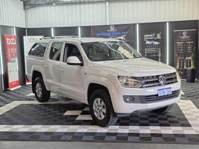 2014 VOLKSWAGEN AMAROK TDI420 TRENDLINE (4x4) DUAL C/CHAS 2H MY14 for sale in Rockingham