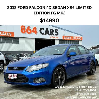 2012 FORD FALCON XR6 LIMITED EDITION 4D SEDAN FG MK2 for sale in Brisbane Inner City