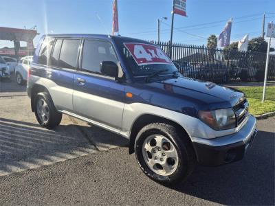2001 MITSUBISHI PAJERO iO (4x4) 4D WAGON QA for sale in Melbourne West