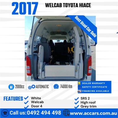2017 TOYOTA HIACE VAN PEOPLE MOVER WELCAB HIGH ROOF for sale in Brisbane West