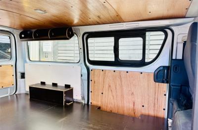 2016 TOYOTA HIACE DX CAMPERVAN, UPGRADED HEAD UNIT, NEWLY FITTED WITH HEXA PLYWOOD LOW ROOF TRH200 PETROL for sale in Brisbane West