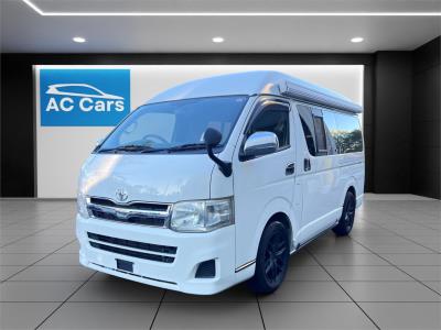 2013 TOYOTA HIACE DX PETROL FITTED CAMPERVAN, w/ AWNING TENT , w/ FIXTURES & STORAGE HIGH ROOF TRH200 for sale in Brisbane West