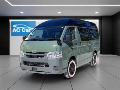 2021 Toyota Hiace UNIQUE RETRO-INSPIRED VAN CAMPERVAN GL DUAL SLIDE DOORS SAFETY SENSORS REVERSE CAMERA HIGH ROOF TRH200 for sale in Brisbane West