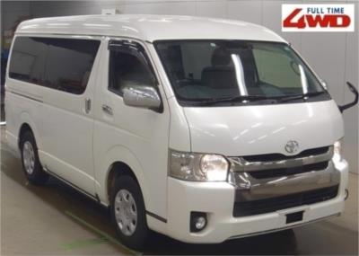2018 Toyota Hiace 2.7 PETROL VAN CAMPERVAN SUPER GL DARK PRIM PUSH START/STOP REVERSE CAMERA DUAL POWER DOORS 4WD MID ROOF WIDE BODY 4WD TRH216 for sale in Brisbane West
