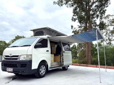 2008 Toyota Hiace LOW ROOF, POP TOP CAMPERVAN Van TRH201R MY08 for sale in Brisbane West