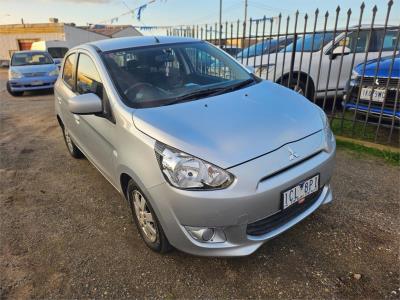 2013 Mitsubishi Mirage ES Hatchback LA MY14 for sale in North Geelong