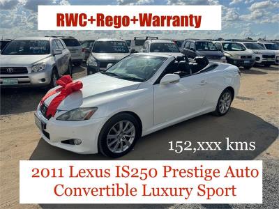 2011 LEXUS IS250C PRESTIGE 2D CONVERTIBLE GSE20R MY11 for sale in Brisbane South