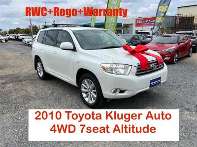 2010 TOYOTA KLUGER ALTITUDE (4x4) 7 SEAT 4D WAGON GSU45R for sale in Brisbane South