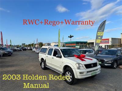 2003 HOLDEN RODEO LT CREW CAB P/UP RA for sale in Brisbane South