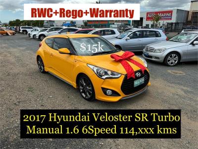 2017 HYUNDAI VELOSTER SR TURBO 3D COUPE FS5 SERIES 2 MY16 for sale in Brisbane South