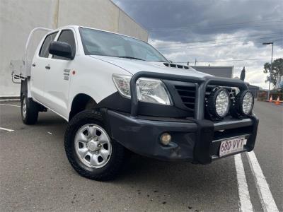 2012 TOYOTA HILUX WORKMATE (4x4) DUAL CAB P/UP KUN26R MY12 for sale in Chester Hill