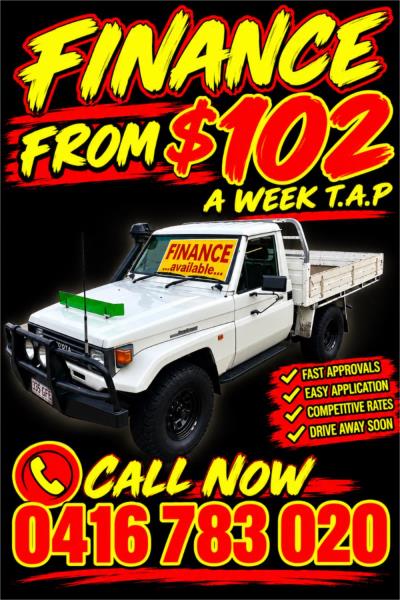1993 TOYOTA LANDCRUISER (4x4) C/CHAS HZJ75RP for sale in Underwood