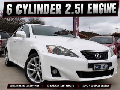2012 Lexus IS IS250 Prestige Sedan GSE20R for sale in Melbourne - North East